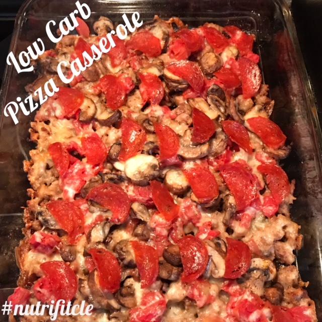 Low Carb Pizza Casserole