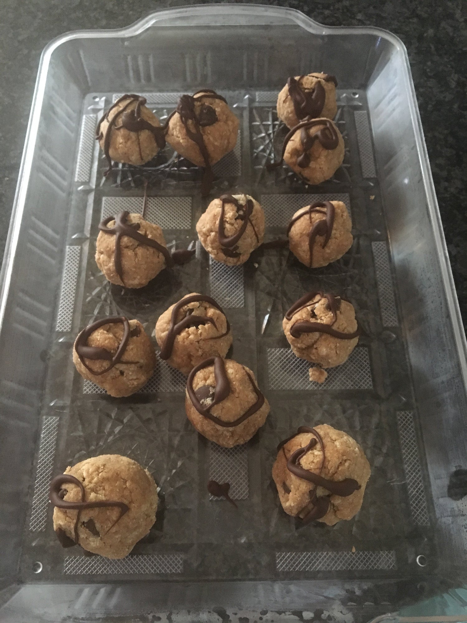 No Bake Cookie Dough Protein Balls