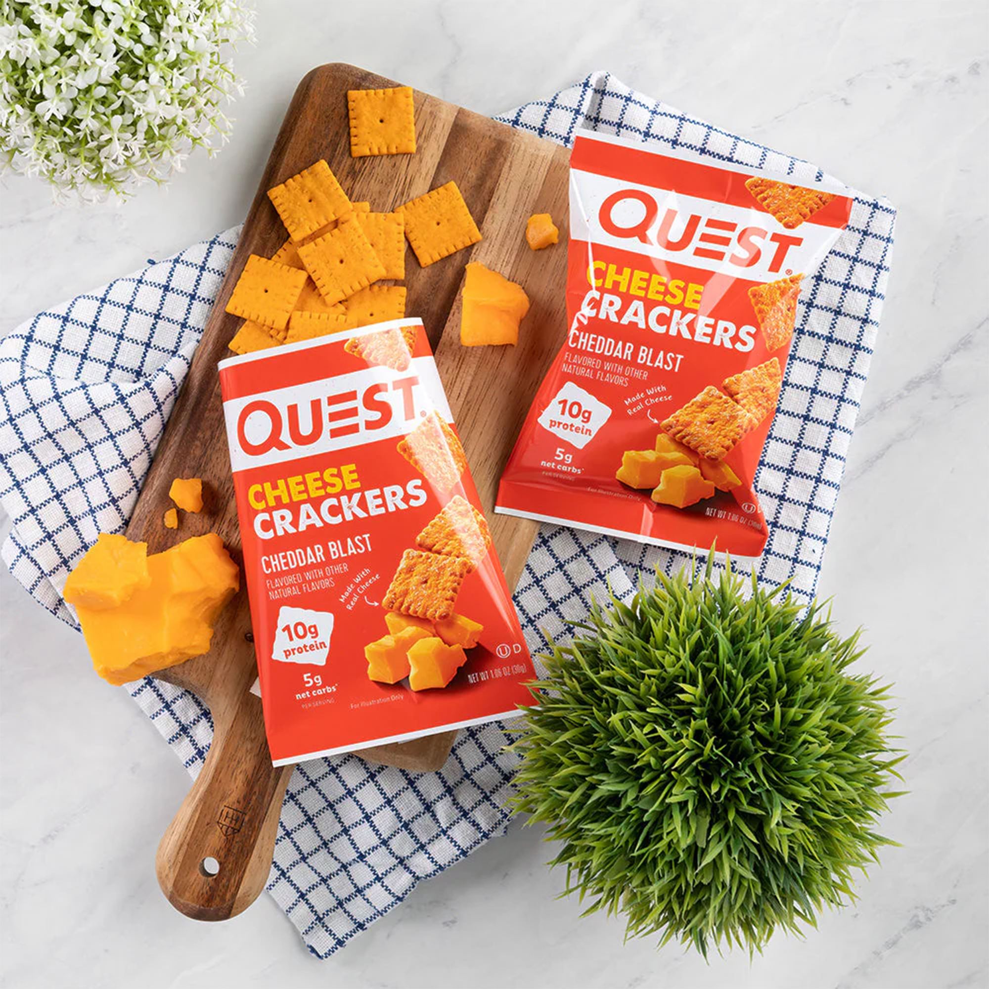 Quest Nutrition Protein Cheese Crackers