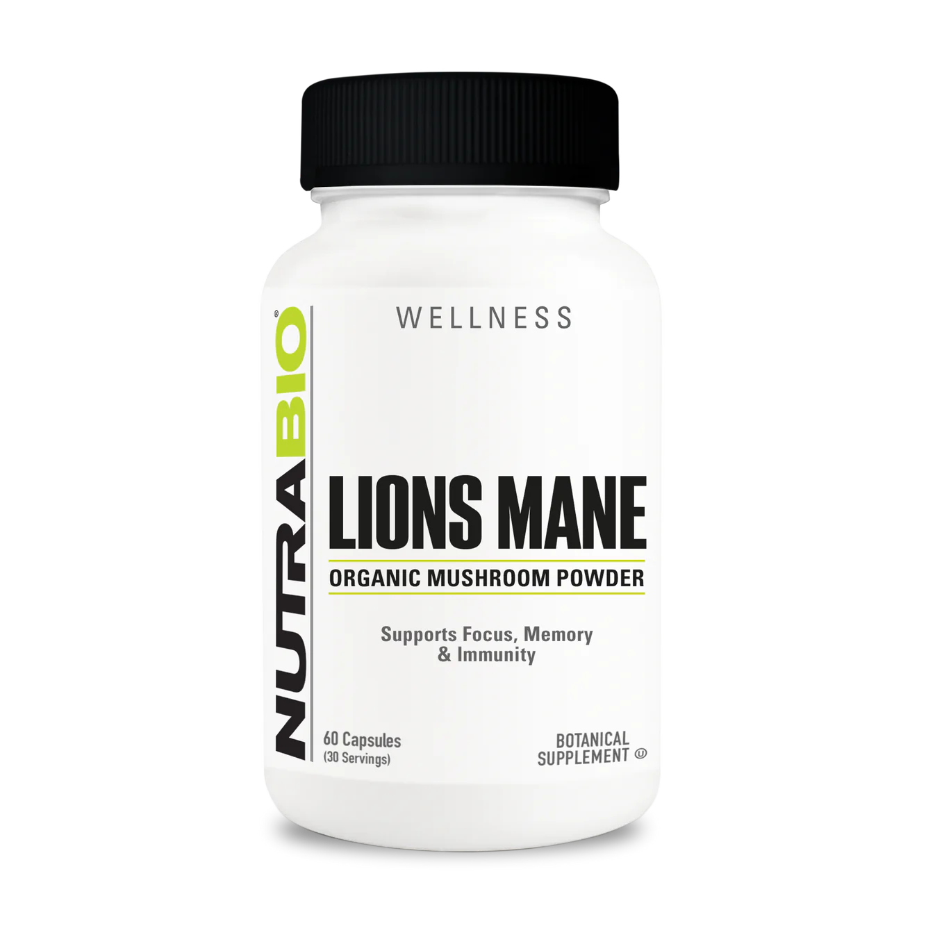 NutraBio Organic Lions Mane