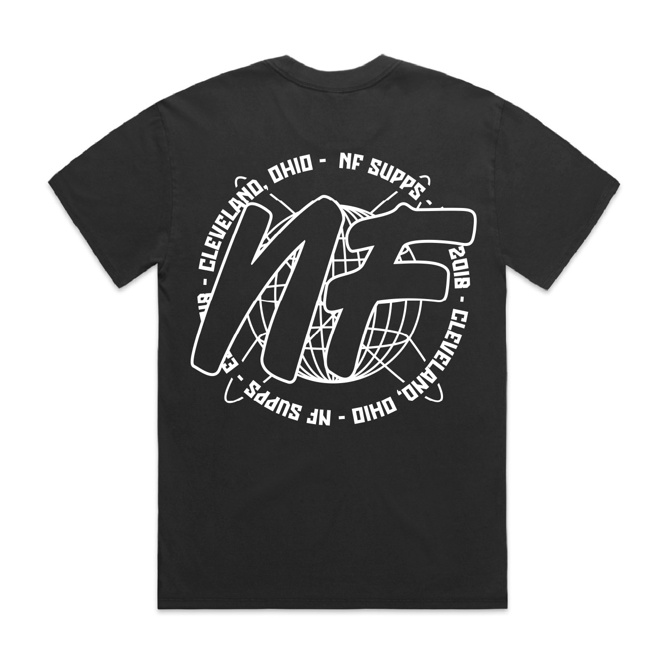 NF World Heavy Faded Black Tee