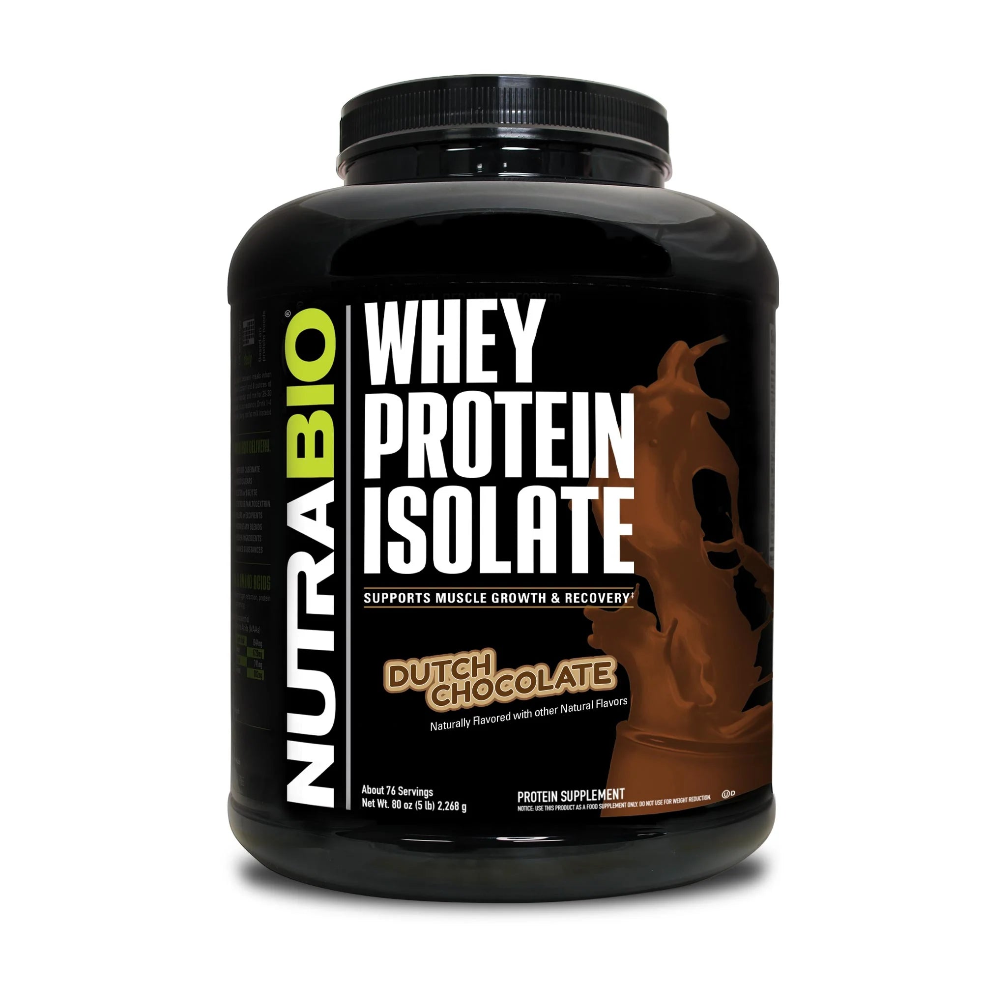 NutraBio Whey Protein Isolate