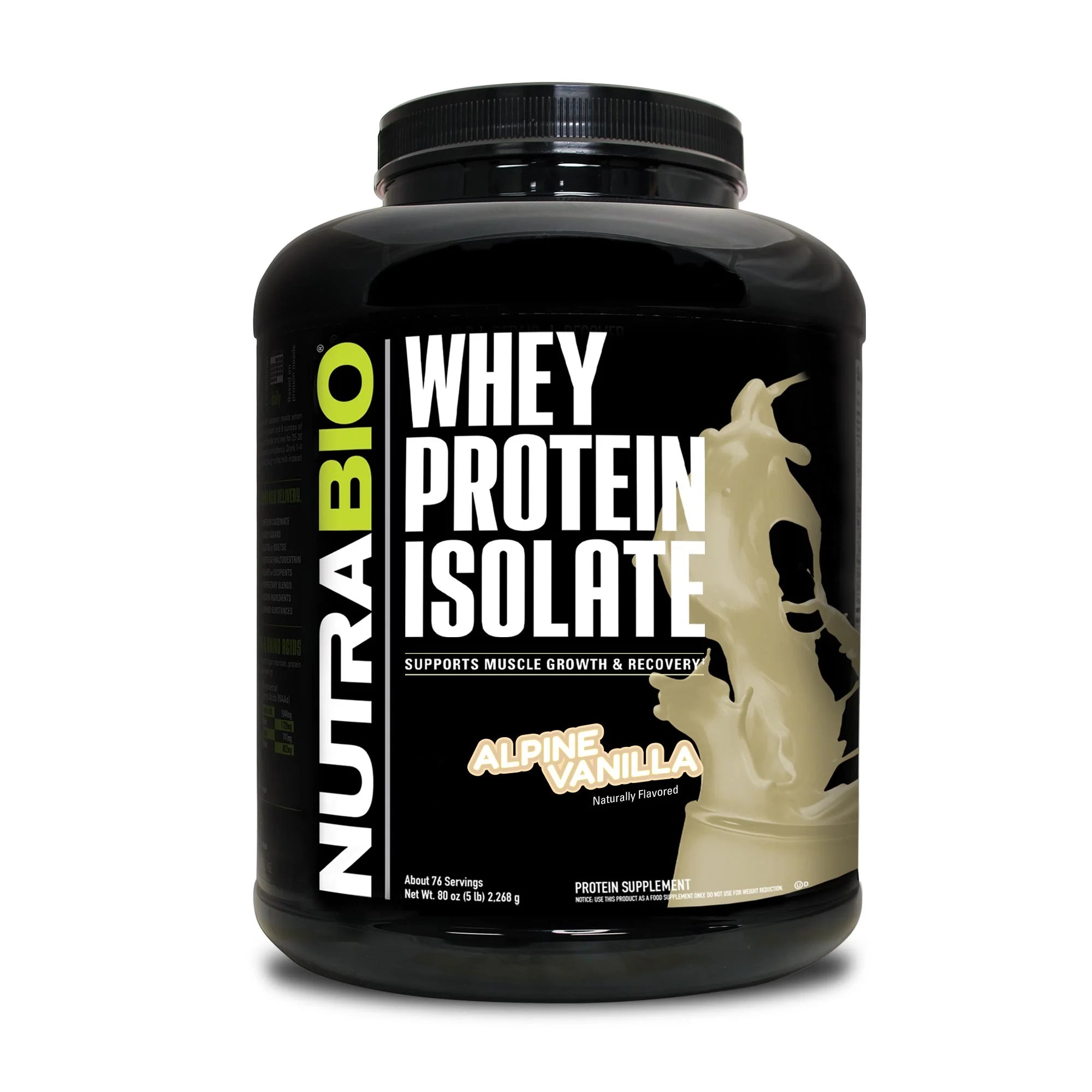 NutraBio Whey Protein Isolate