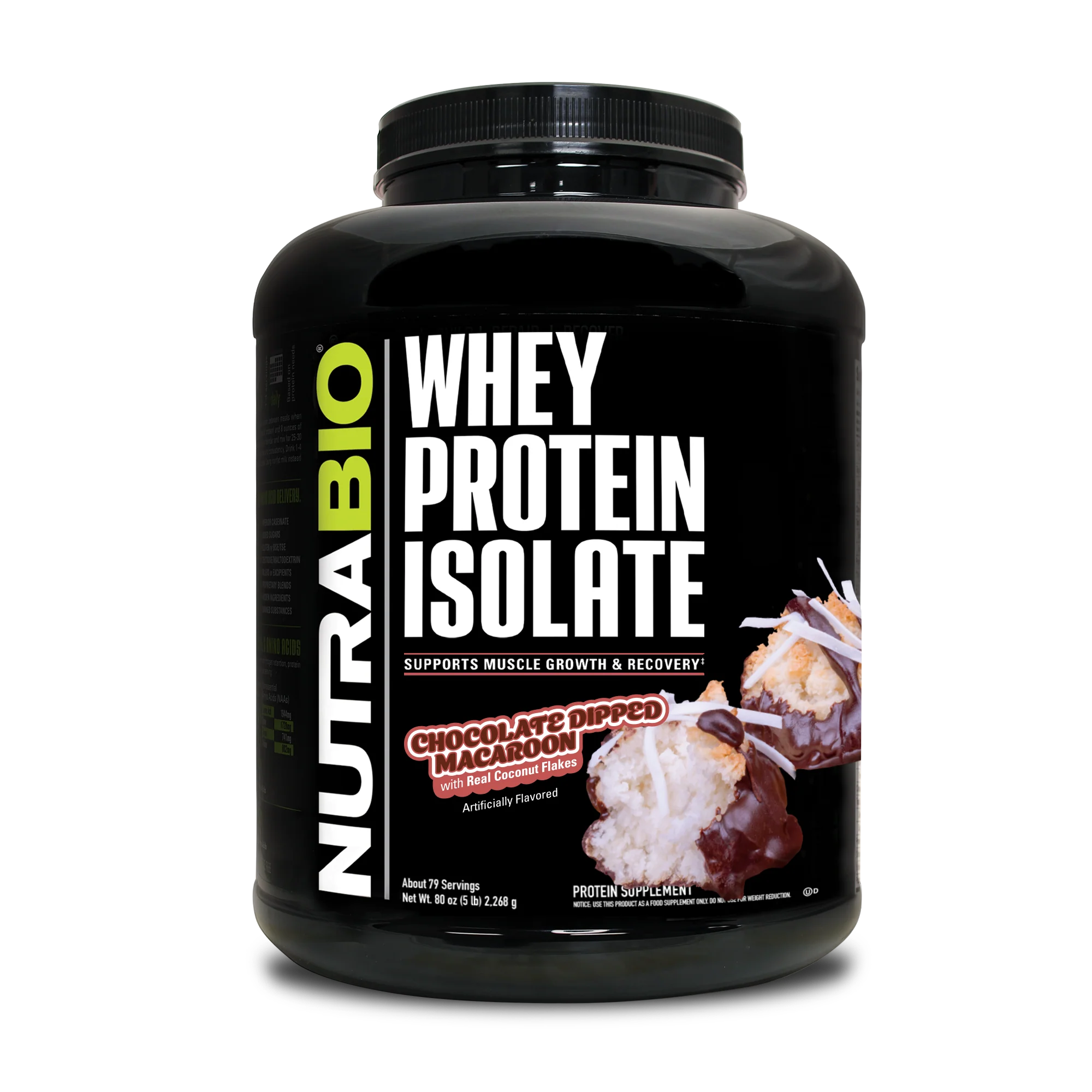 NutraBio Whey Protein Isolate