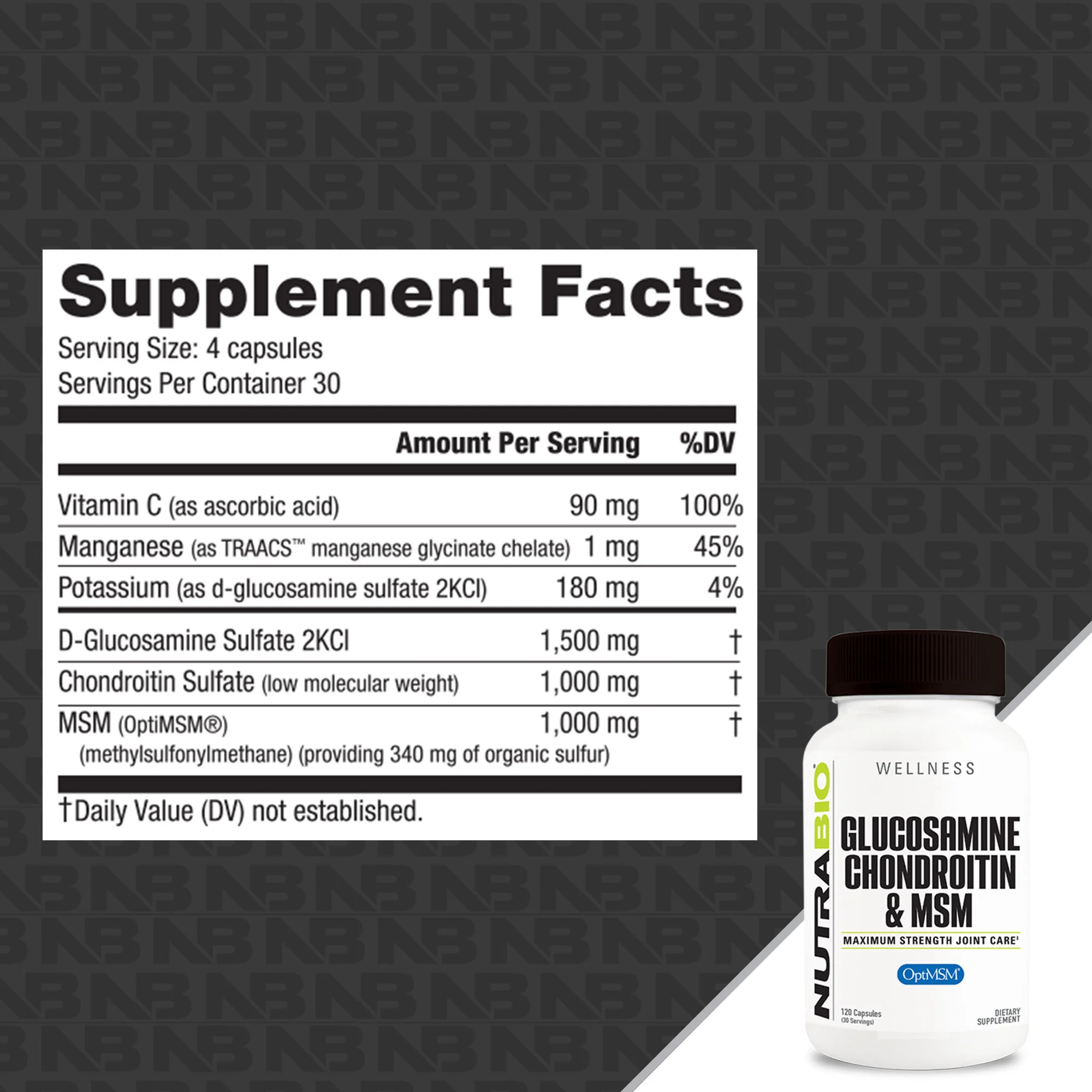 NutraBio Glucosamine