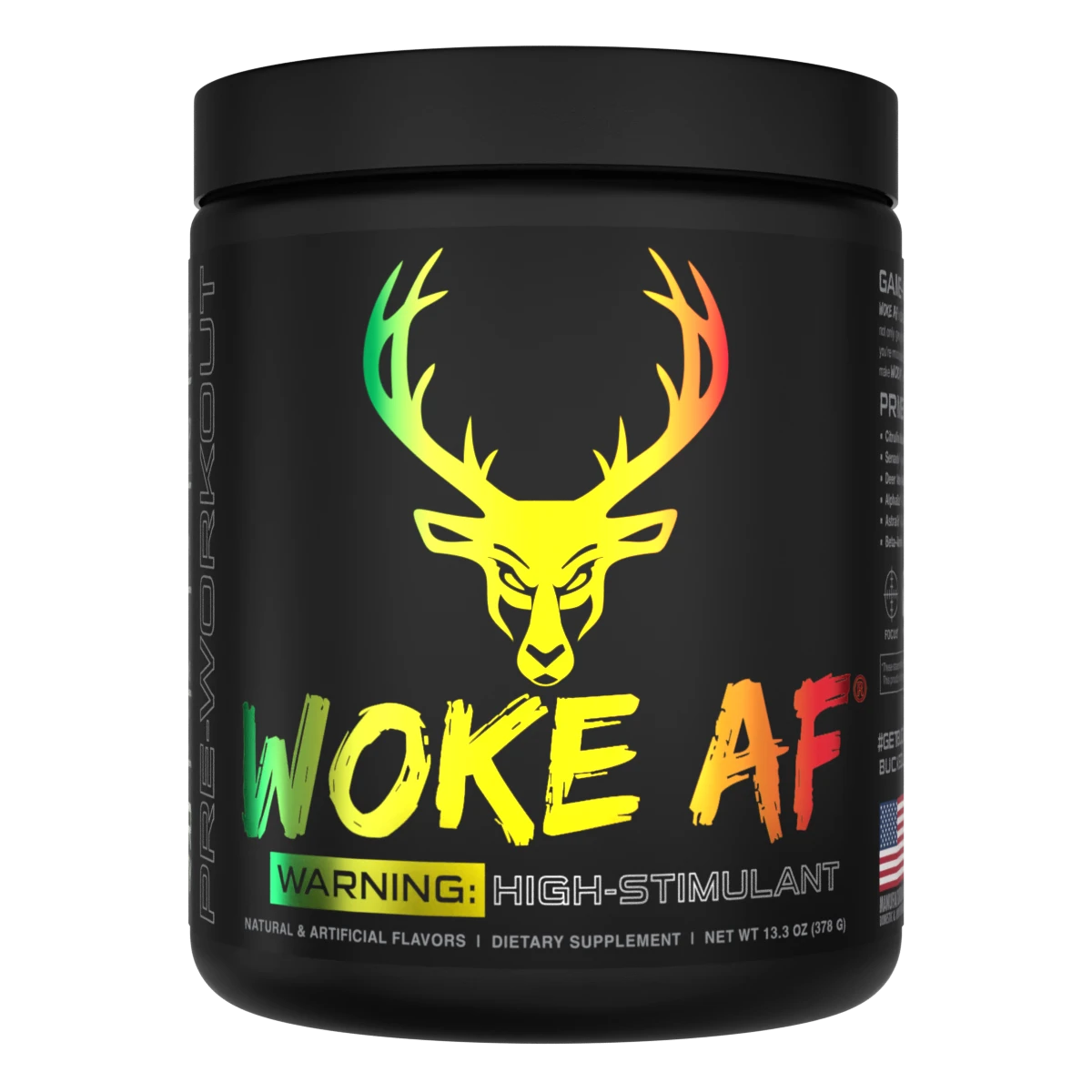 Bucked Up Woke AF - High Stimulant Pre-Workout