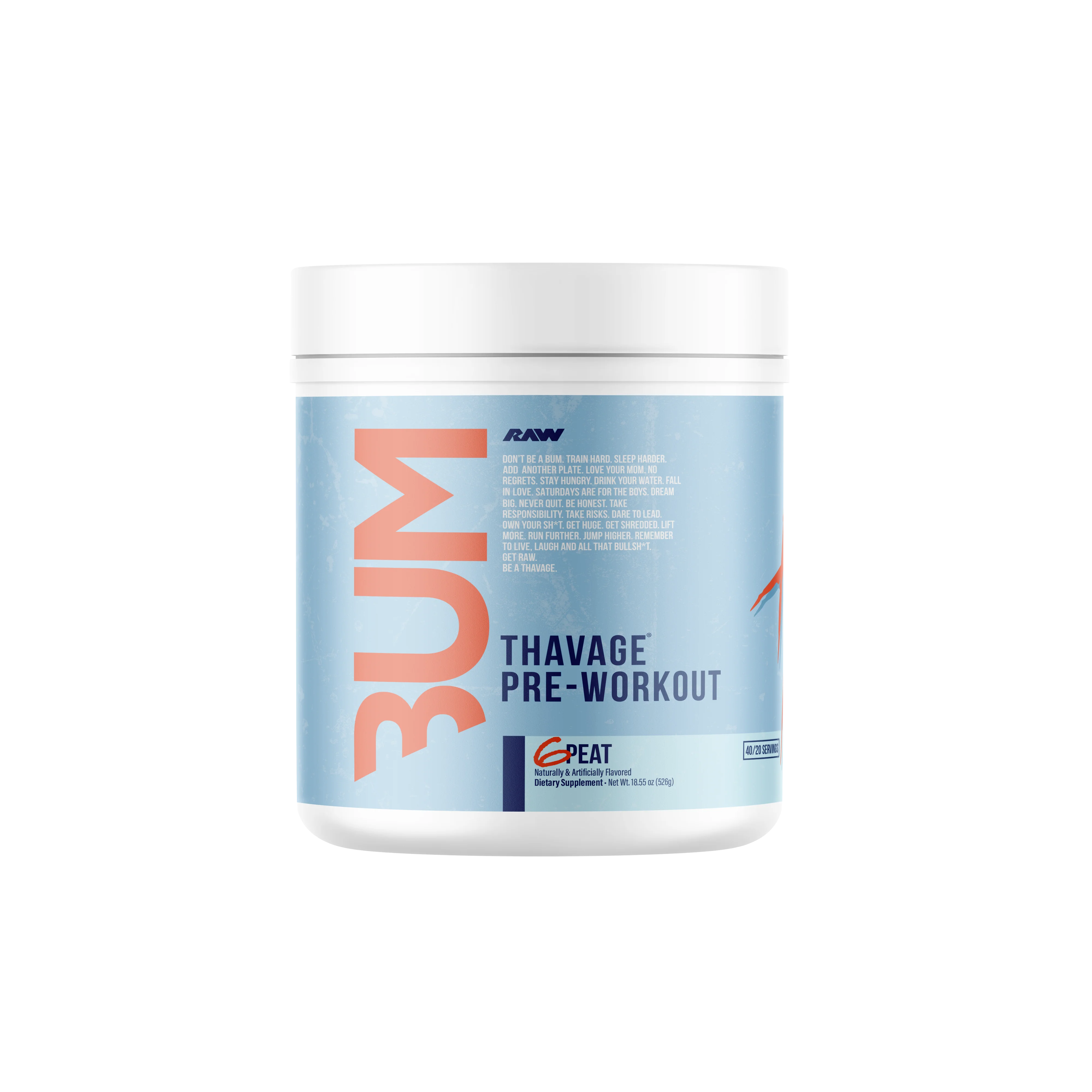 Raw Nutrition CBUM Thavage Pre-Workout