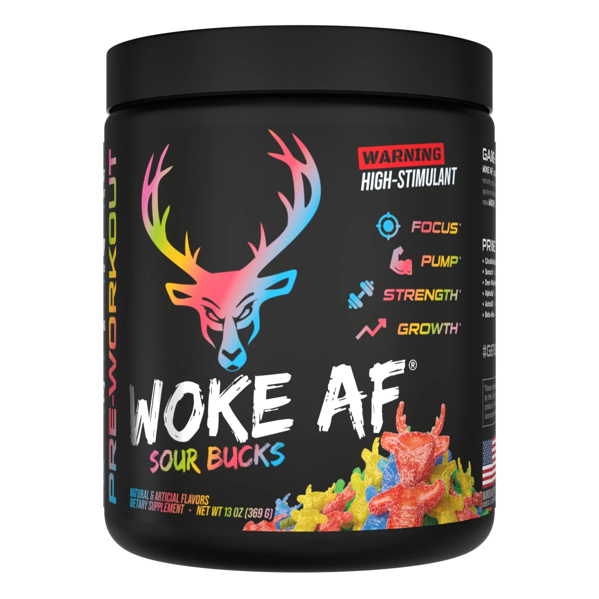 Bucked Up Woke AF - High Stimulant Pre-Workout