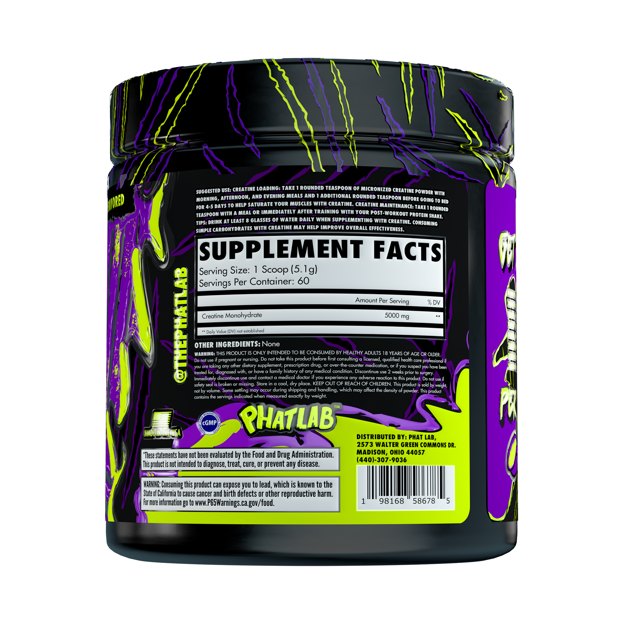 Phat Lab Creatine Monohydrate