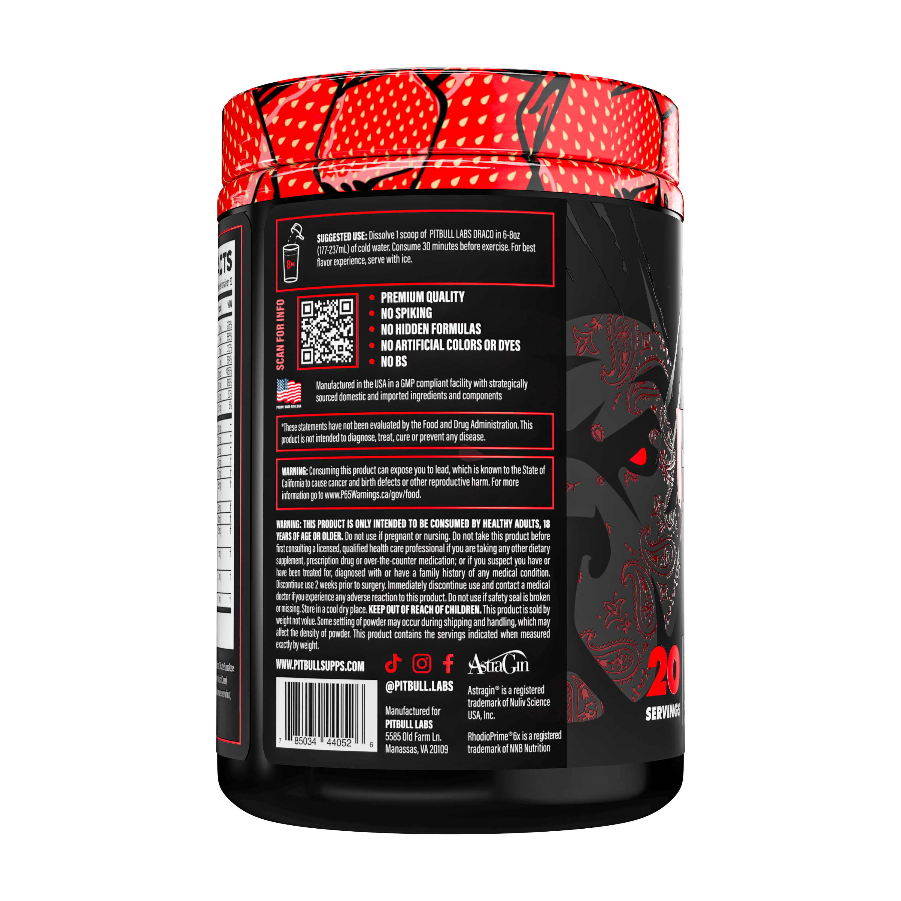 Pitbull Labs Draco Pre-Workout