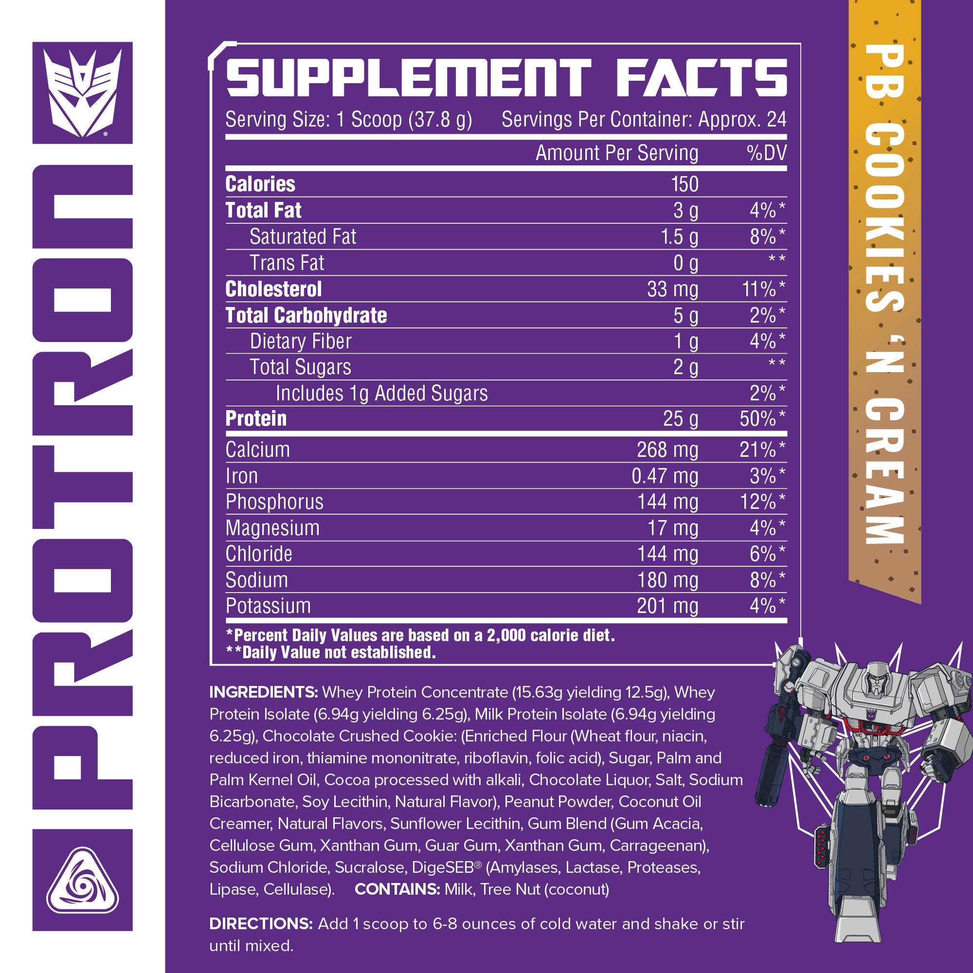 Core Nutritionals PROTON Whey Protein Blend - Transformers Collaboration®