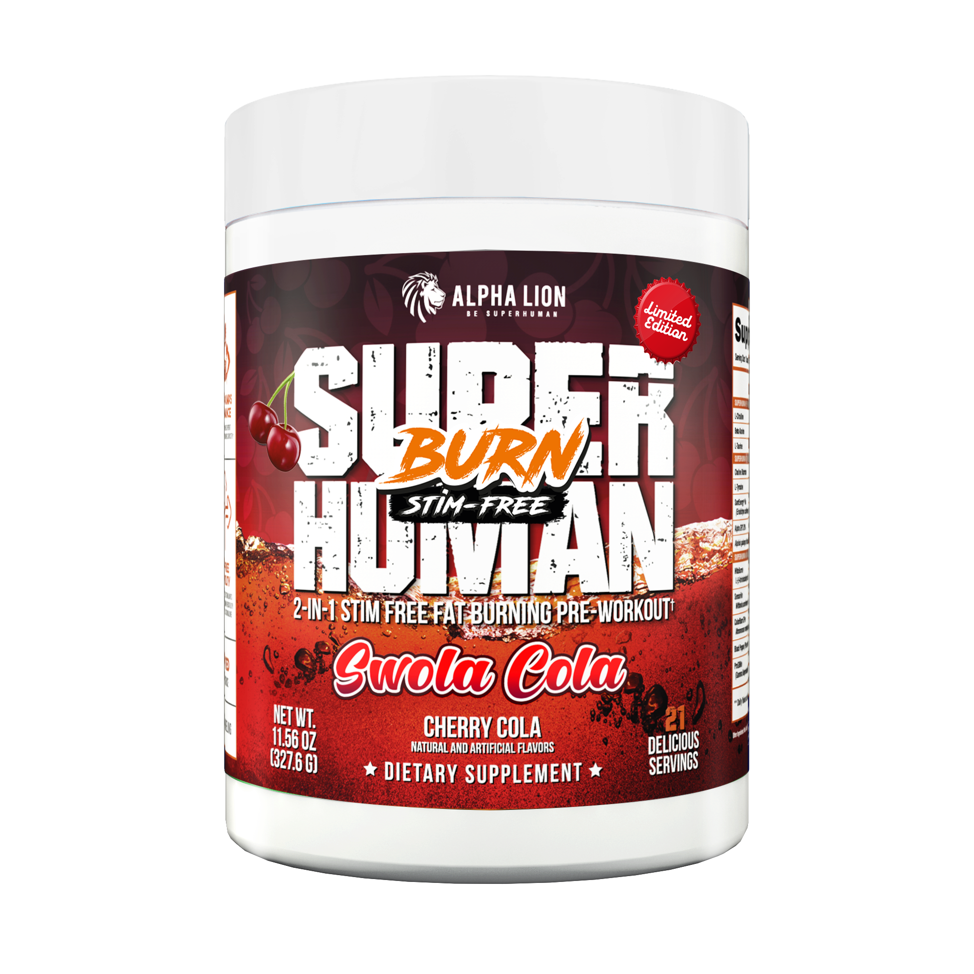 Alpha Lion SuperHuman Burn Stim-Free