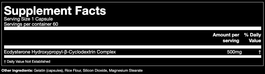 Gorilla Mind Complexed Ecdysterone