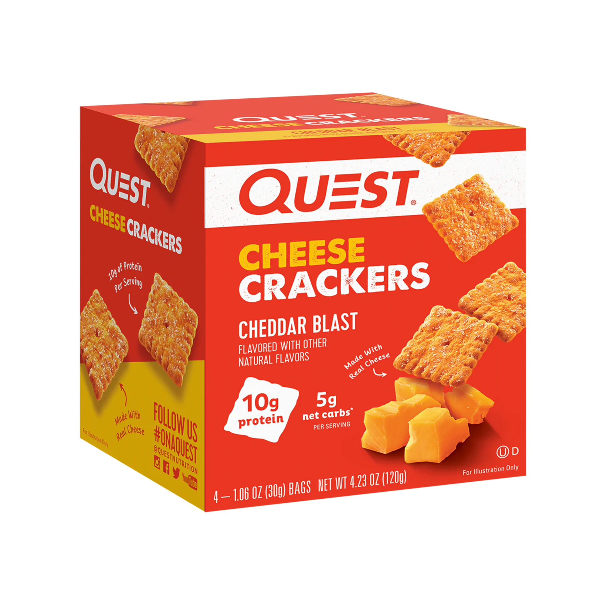 Quest Nutrition Protein Cheese Crackers