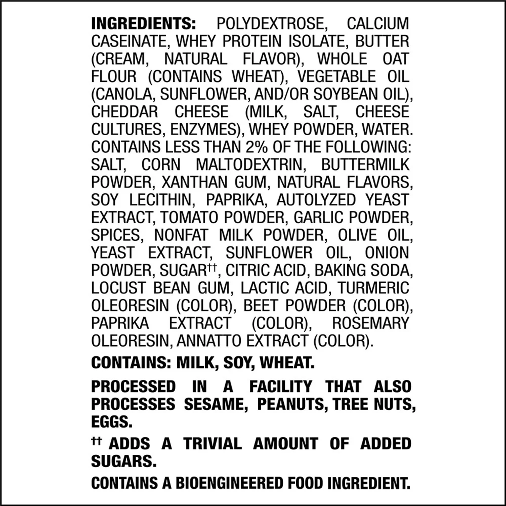 Quest Nutrition Protein Cheese Crackers