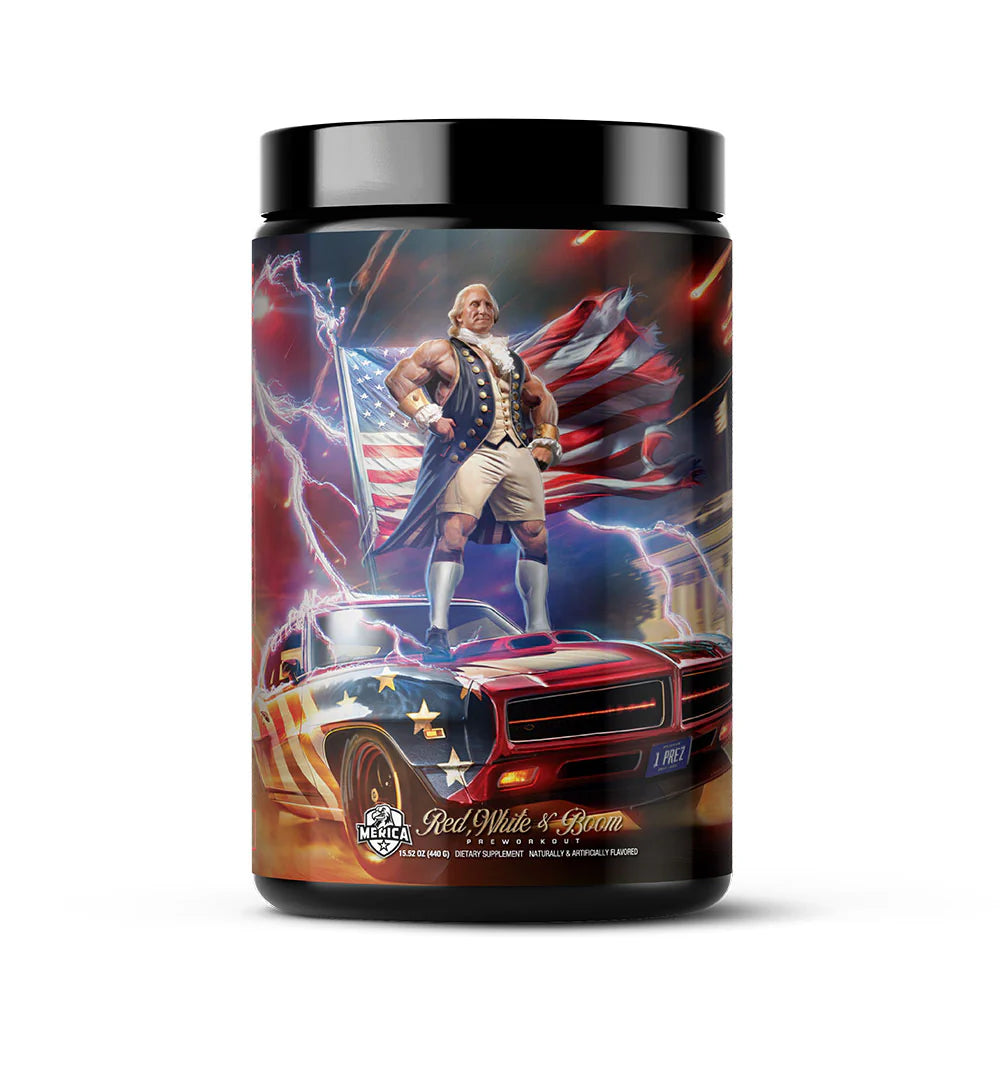 Merica Labz Red, White & Boom Pre-Workout