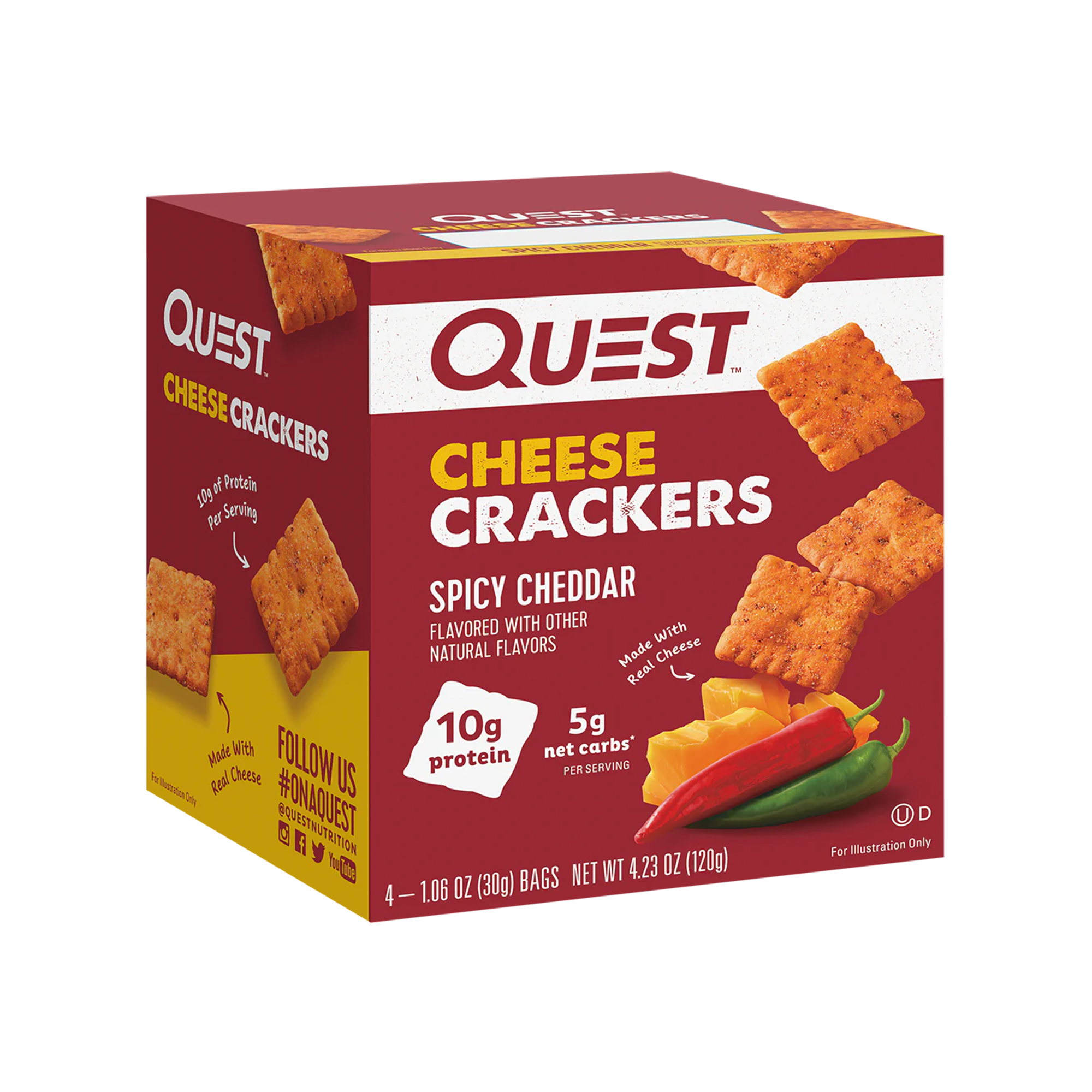 Quest Nutrition Protein Cheese Crackers