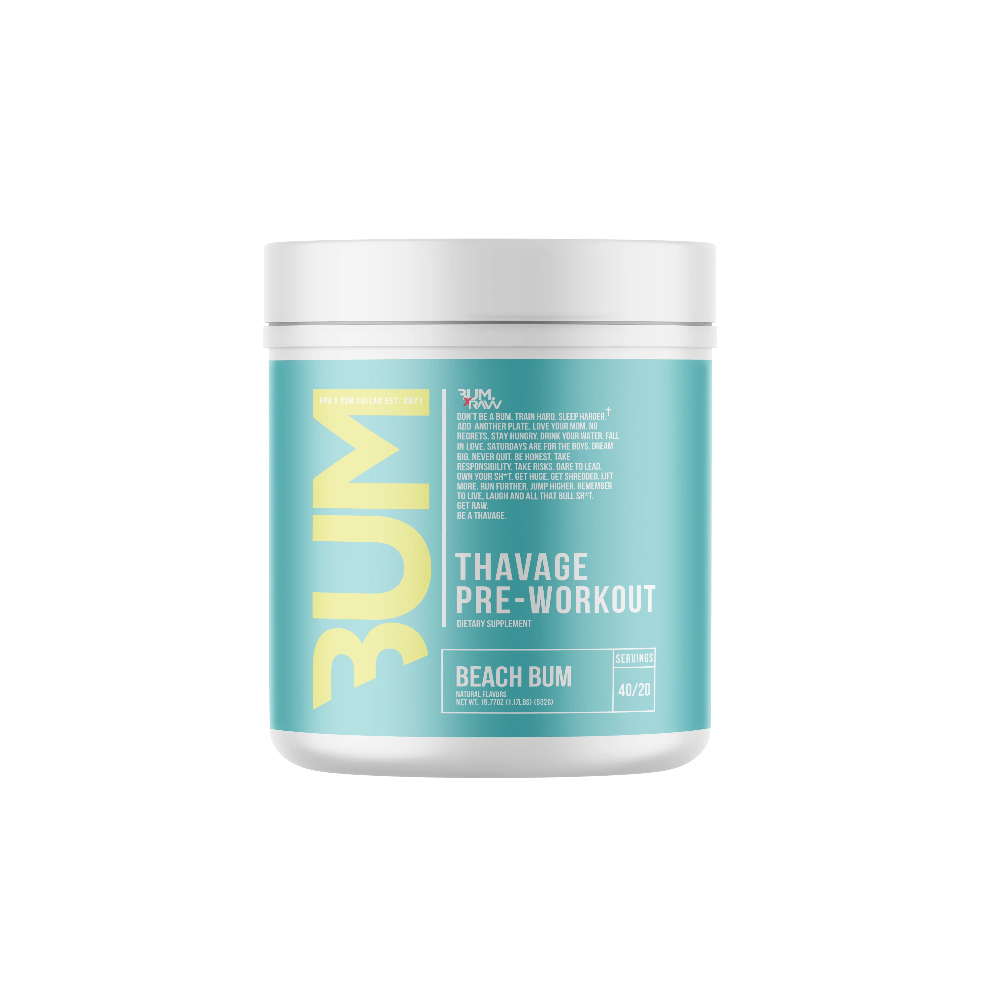 Raw Nutrition CBUM Thavage Pre-Workout