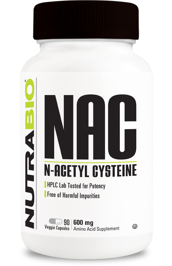 NutraBio N-Acetyl-Cysteine (NAC) (600 mg)