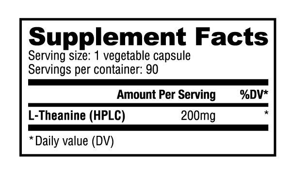 NutraBio L-Theanine (200mg)