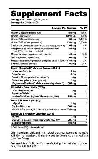 NutraBio Pre Stim-Free