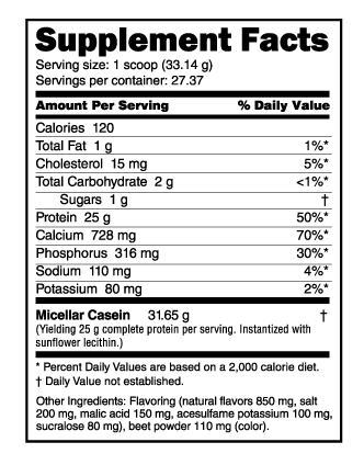 NutraBio Micellar Casein