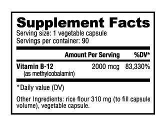 NutraBio Methyl B-12