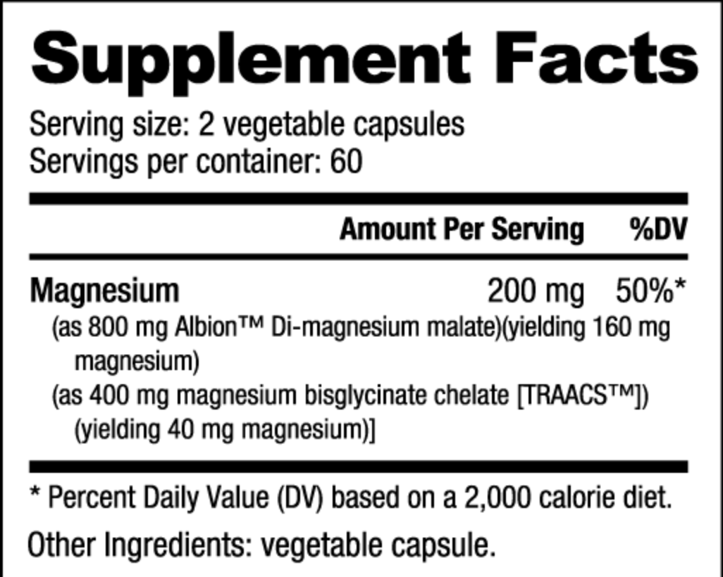 NutraBio Magnesium