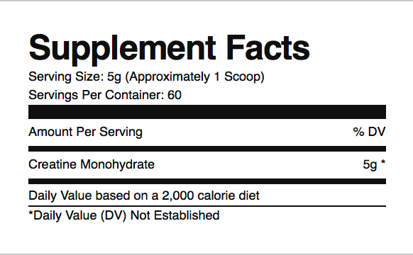 Ryse Supps Creatine Monohydrate