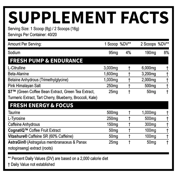 Fresh Supps Preworkout