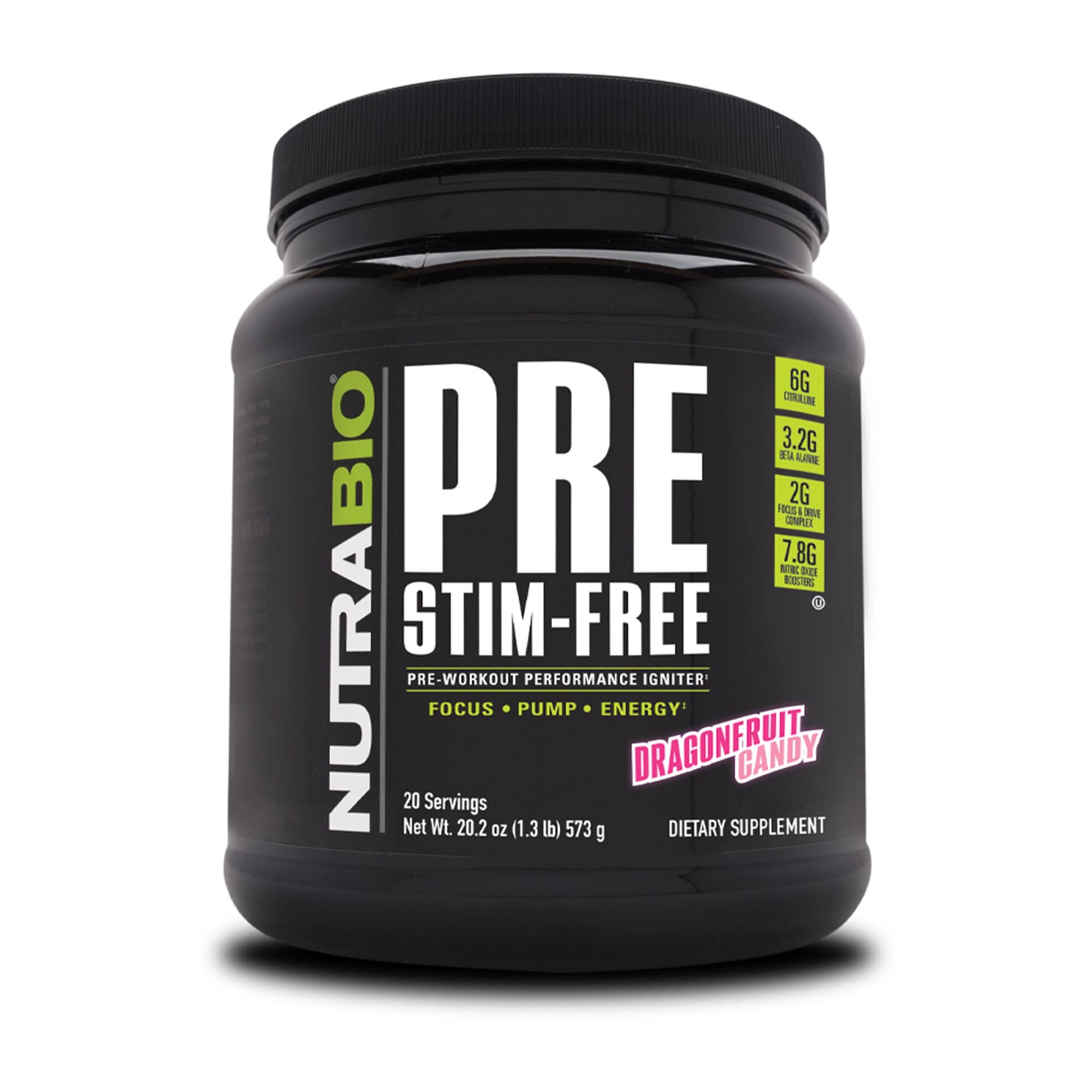 NutraBio Pre Stim-Free