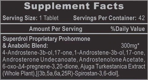 Hi-Tech Pharmaceuticals S-DROL Superdrol